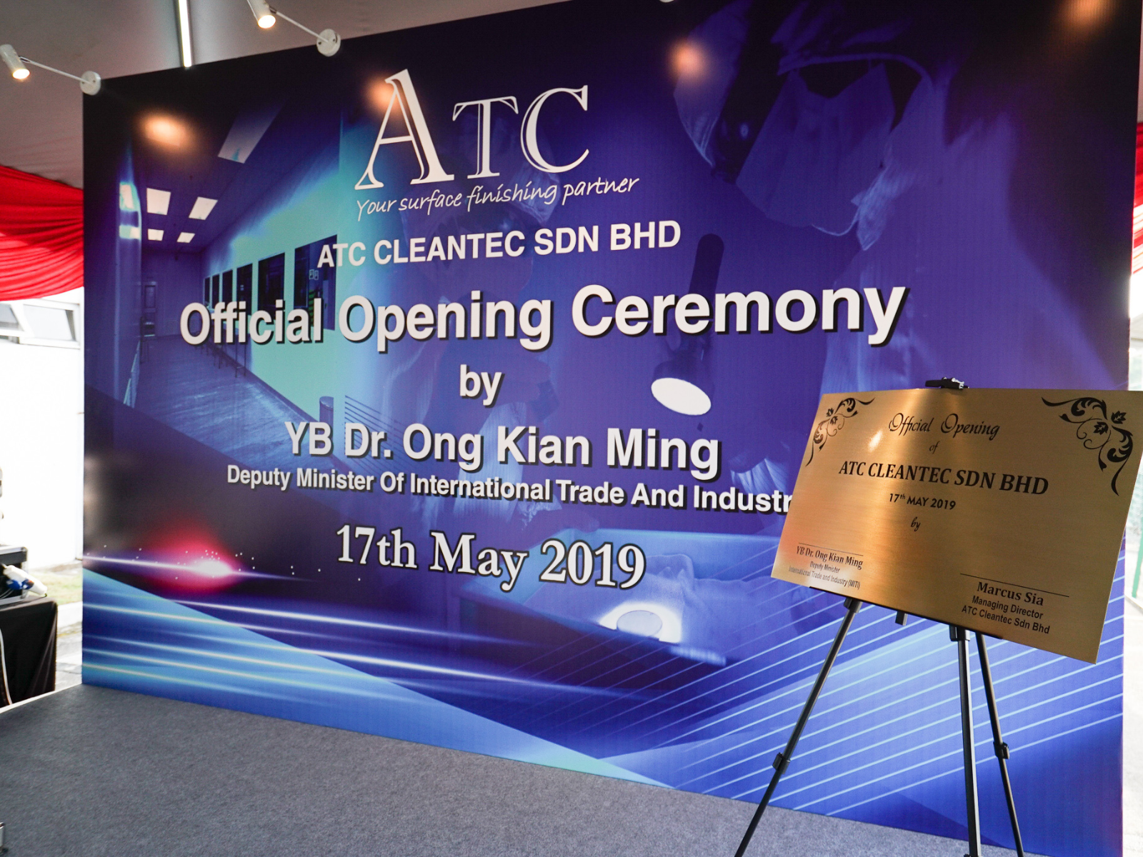 CLEANTEC OPENING<br><span class="font">17 May 19</span>